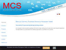 Tablet Screenshot of mcs-gaswarnanlagen.de